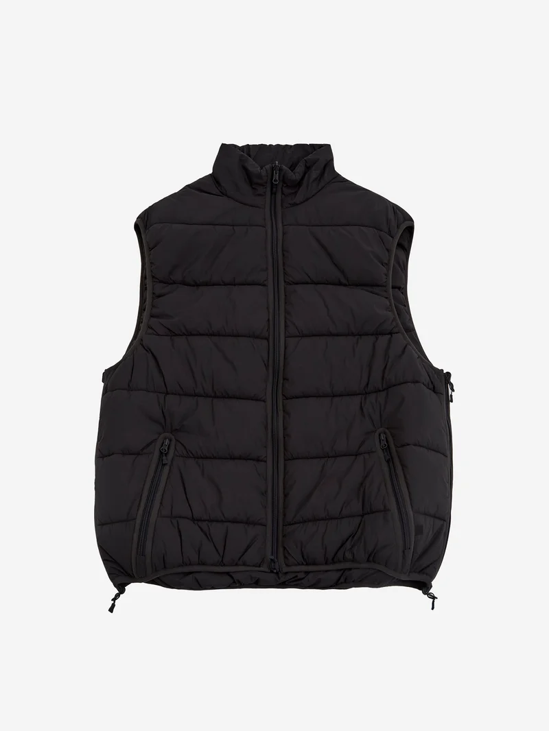 Image of DAIWA PIER39 Tech Reversible Climbers Puff Vest - Charcoal