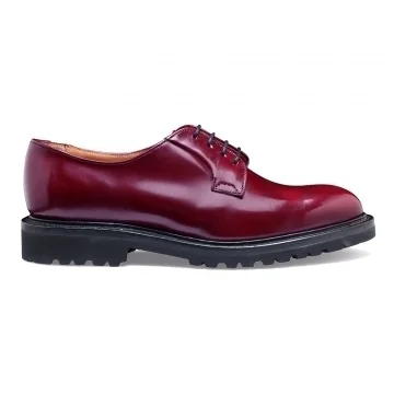 Tove GV Derby in Rosewood Rub Off Leather
