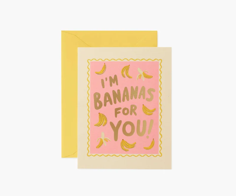 Image of Bananas For You Card