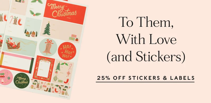 25% Off Stickers & Labels