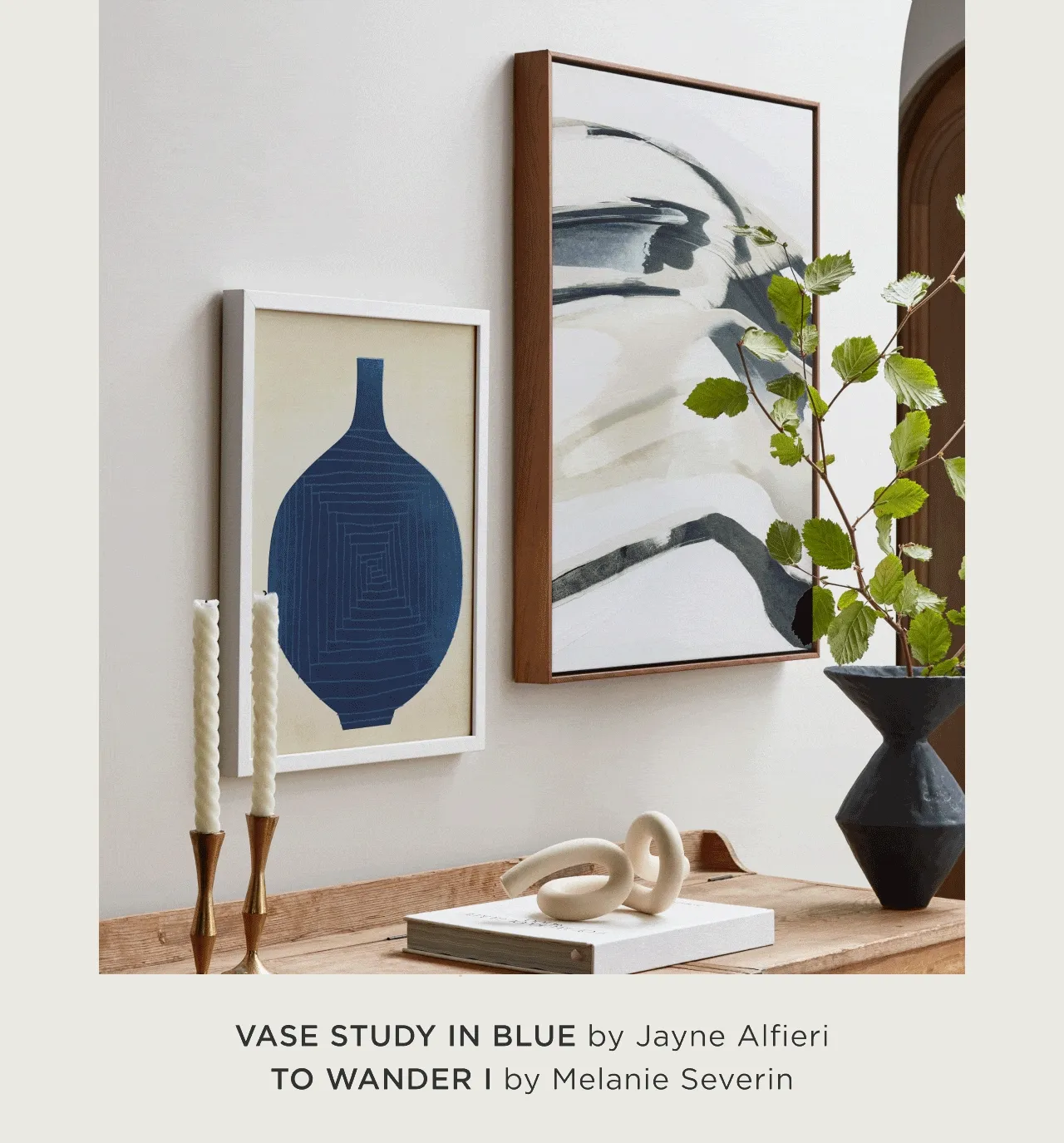 Vase Study In Blue, To Wander I