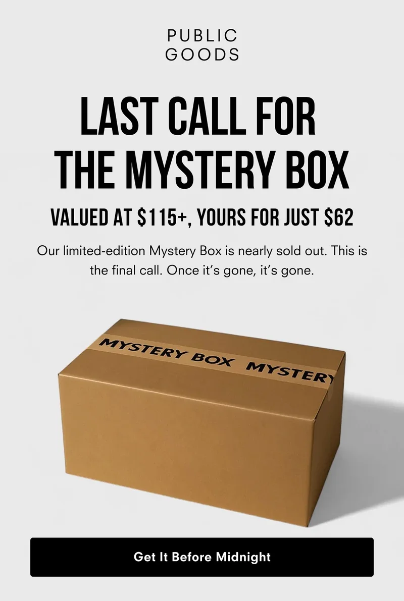 Last call for the mistery box