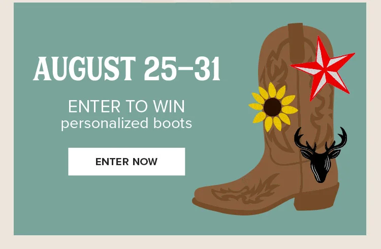 AUGUST 25-31 ENTER NOW