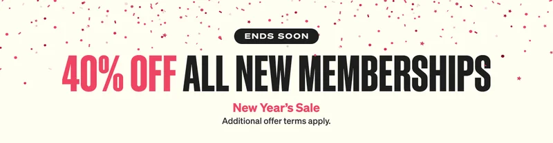 Buy one, gift one membership free. Additional offer terms apply.
