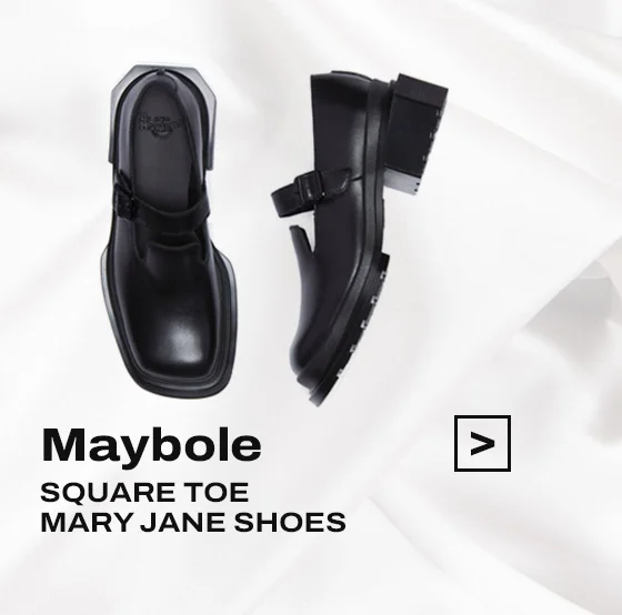 Maybole Square Toe Mary Jane Shoes