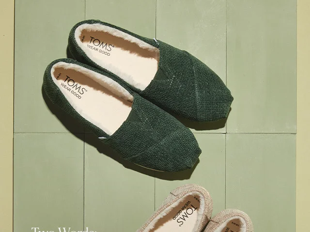Alpargata Green Chenille With Faux Fur