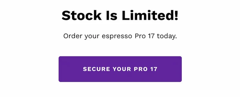 Stock is Limited!