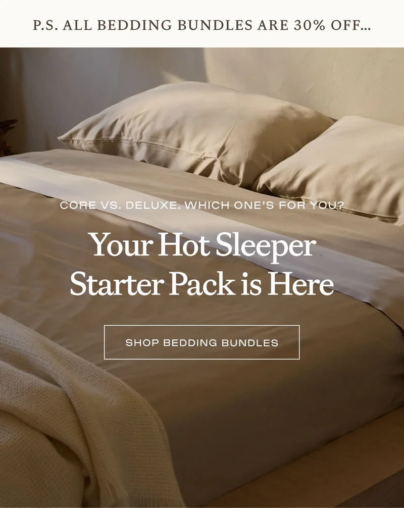Hot Sleeper Starter Pack Is Here - Shop Bedding Bundles Hot Sleeper Starter Pack Is Here - Shop Bedding Bundles