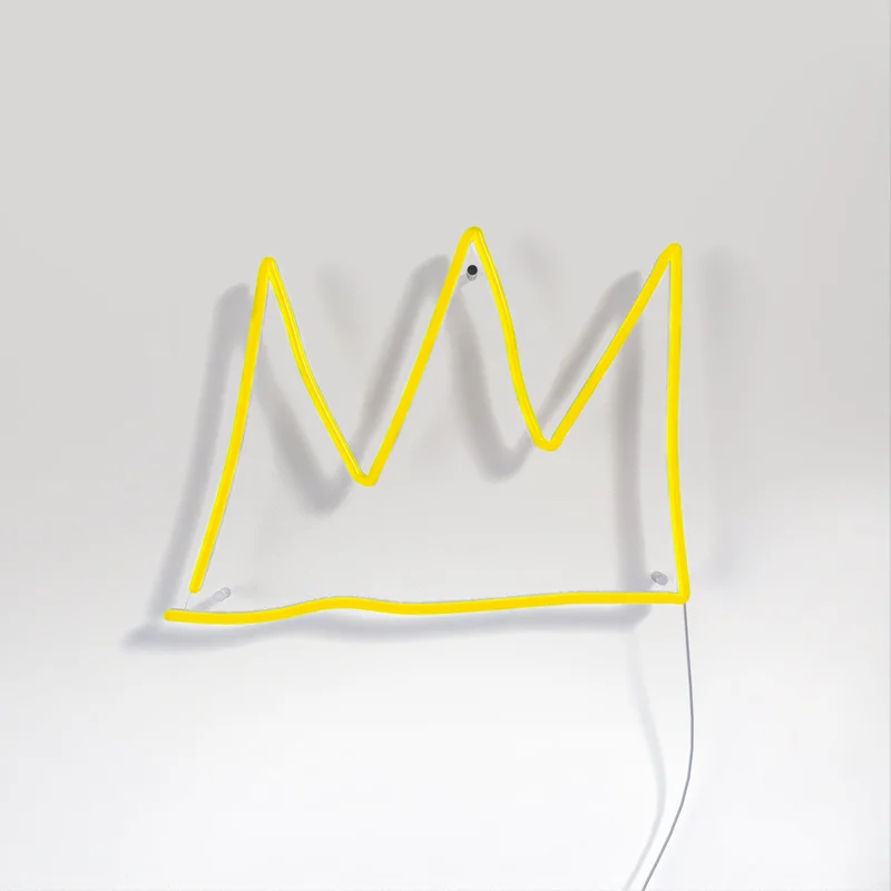 Image of The Crown YP x Jean Michel Basquiat, LED neon sign .