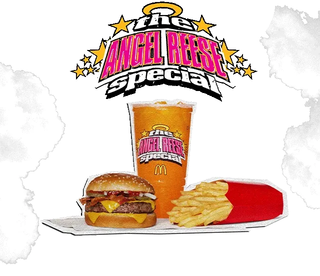 Get the Angel Reese Special, featuring the Barbecue Bacon Quarter Pounder with Cheese, medium fries and medium Orange Hi-C.