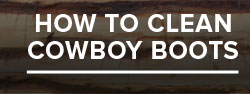 HOW TO CLEAN COWBOY BOOTS