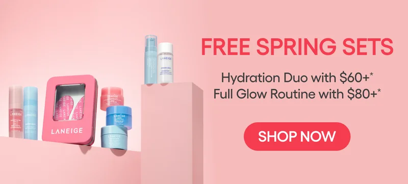 FREE SPRING SETS WITH ORDERS $60+ AND $80+