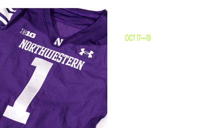 Oct 17-19: Northwestern Football Flyaway Sweeps