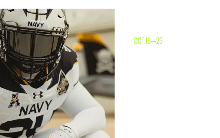 Oct 16-23: Navy Football Flyaway Sweepstakes