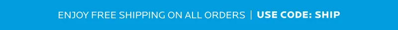 Free Shipping on All Orders with code discount code