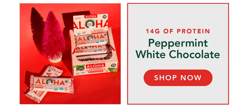 Peppermint White Chocolate Protein Bars