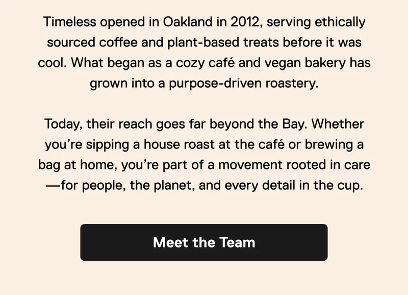 Get To Know Timeless Coffee Roasters