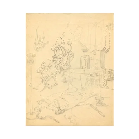 Donald Duck Publicity Drawing