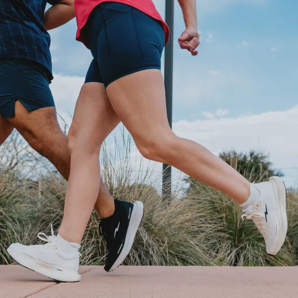 Runners wearing hylo shoes