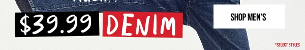 $39.99 Denim Shop Men's