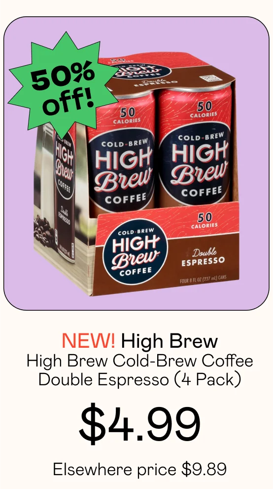 High Brew Cold-Brew Coffee Double Espresso (4 Pack)