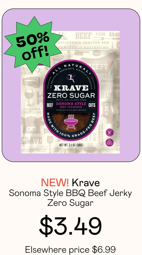 Sonoma Style BBQ Beef Jerky Zero Sugar