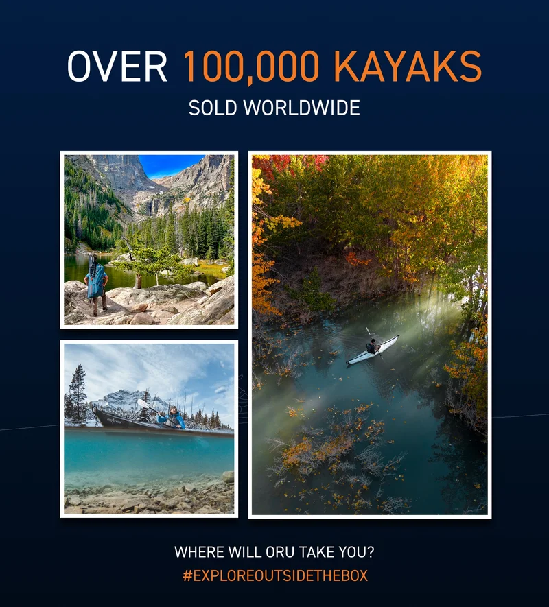 OVER 100,000 KAYAKS SOLD WORLDWIDE OVER 100,000 KAYAKS SOLD WORLDWIDE