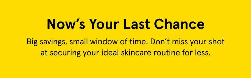 Now's Your Last Chance