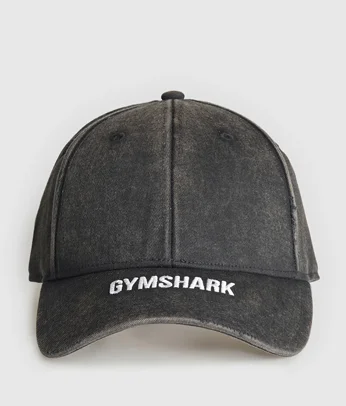 WASHED CAP - BLACK.