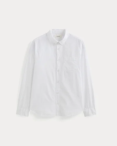 Image | Washed Poplin Shirt | White