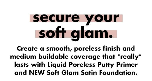 Create a smooth, poreless finish and medium buildable coverage with this duo Create a smooth, poreless finish and medium buildable coverage with this duo