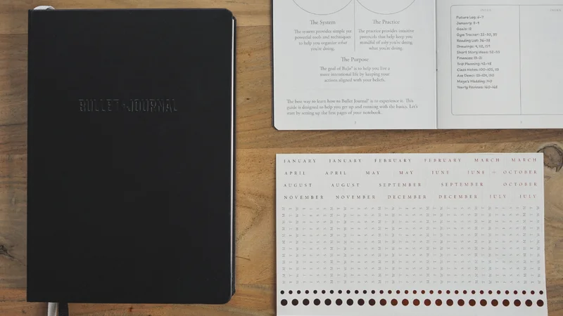 Black notebook
