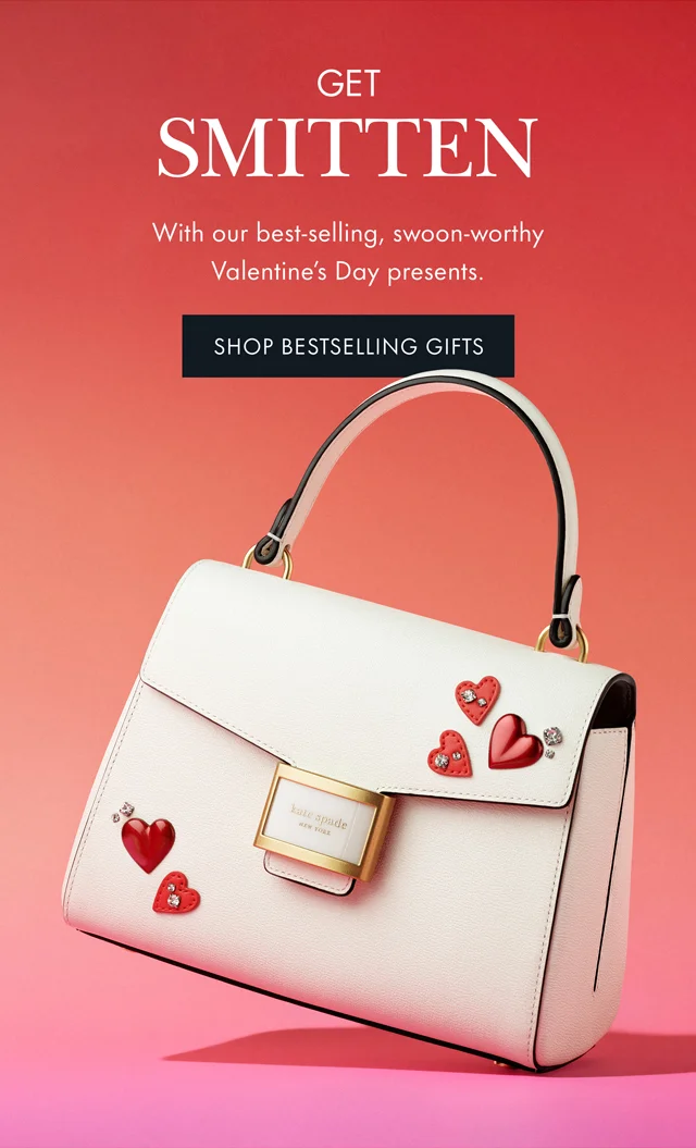 Get Smitten. With our best-selling, swoon-worthy Valentine's Day presents. SHOP BESTSELLING GIFTS