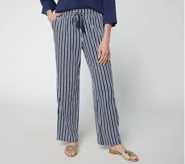 Belle by Kim Gravel Regular Packabelle Slay the Vacay Straight Pants