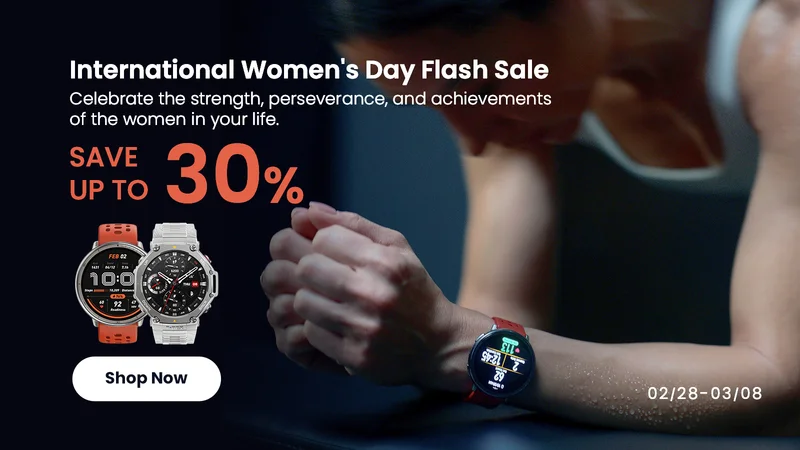 Amazfit Women's Day Flash Sale