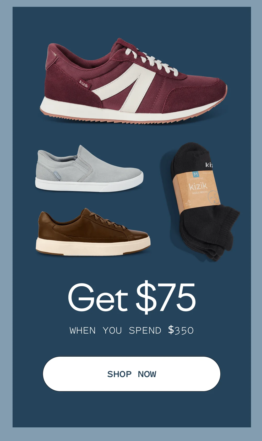 Get $75 when you spend $350