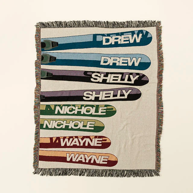 Snow Much Love Personalized Ski Blanket