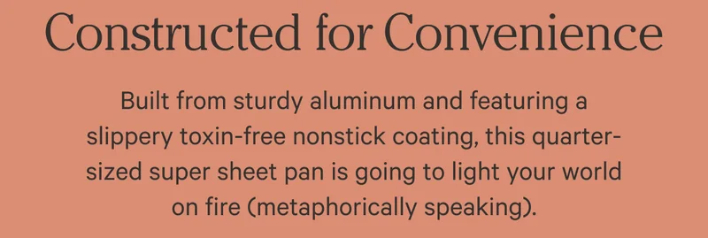 Constructed for Convenience