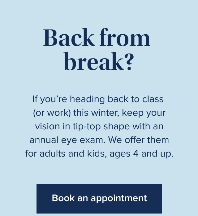 Book an eye exam