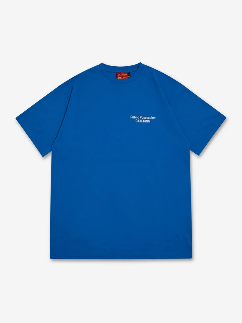 Image of Public Possession P.P Catering Tee - Blue