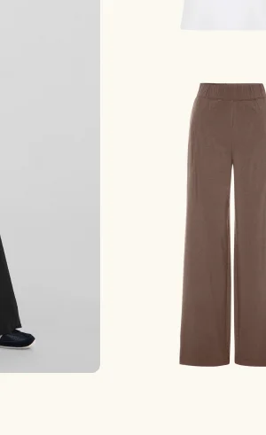 Easy Wide Leg Pant in Khaki