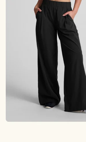 Shop Easy Wide Leg Pant in True Black