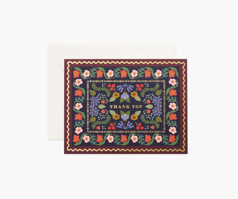Image of Delphine Thank You Card