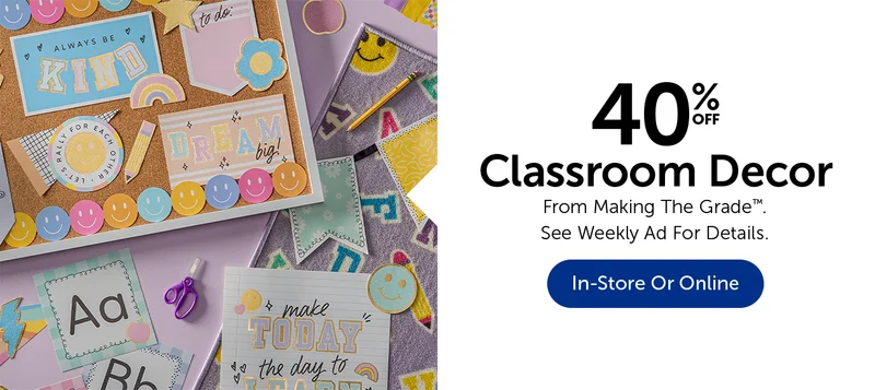 40% Off Classroom Decor - From Making The Grade™