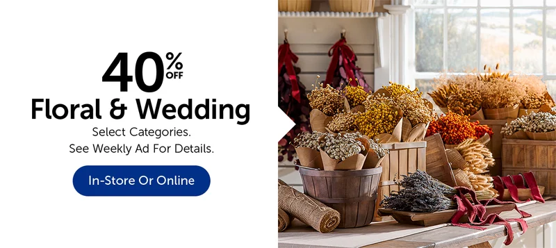 40% Off Floral & Wedding
