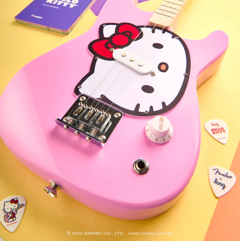 Fender x Loog HelloKitty Stratocaster