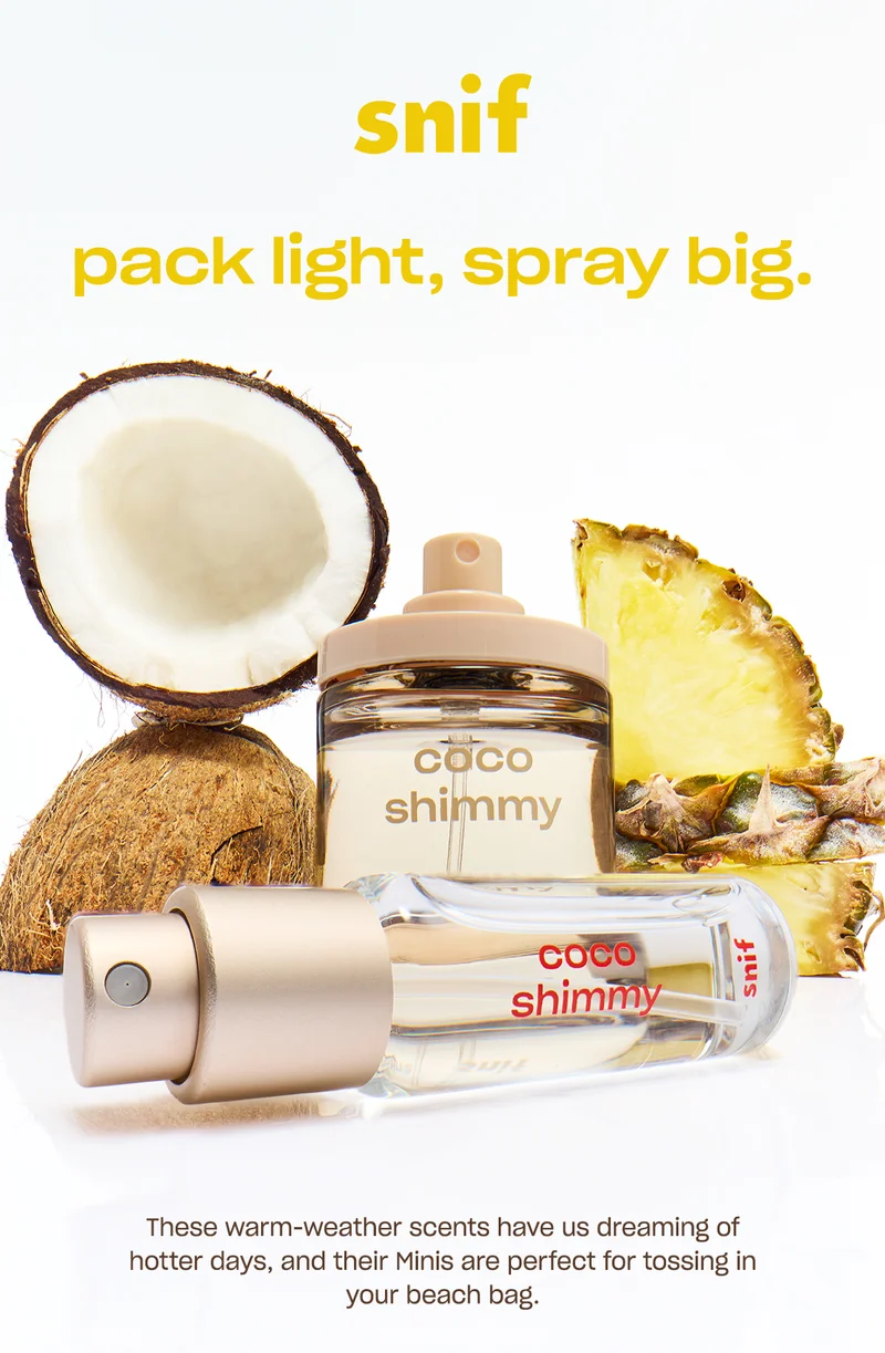 Pack light, spray big. These warm-weather scents have us dreaming of hotter days, and their Minis are perfect for tossing in your beach bag.