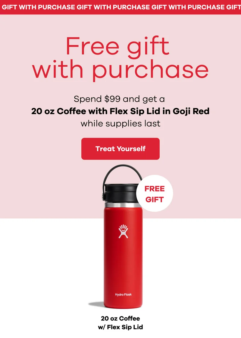 Free gift with purchase | Treat Yourself