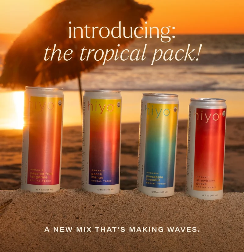 introducing: the tropical pack! a new mix that’s making waves.
