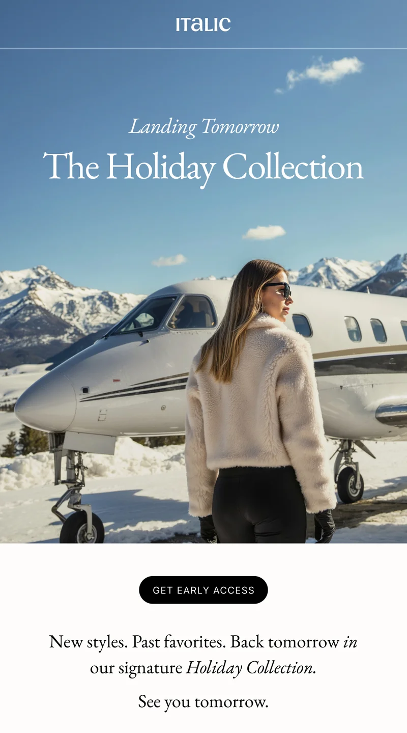 Landing Tomorrow: The Holiday Collection